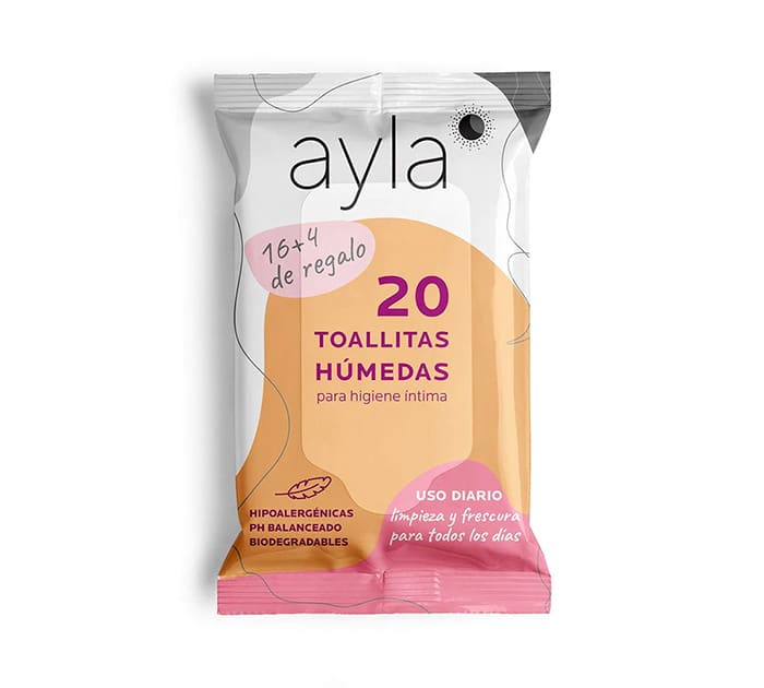 Toallitas de higiene intima Ayla 20un