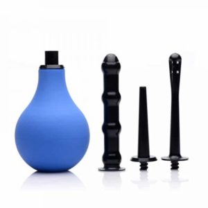 Set Premium Enema con Válvula y Plug Intercambiables