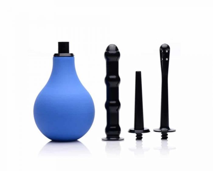 Set Premium Enema con Válvula y Plug Intercambiables