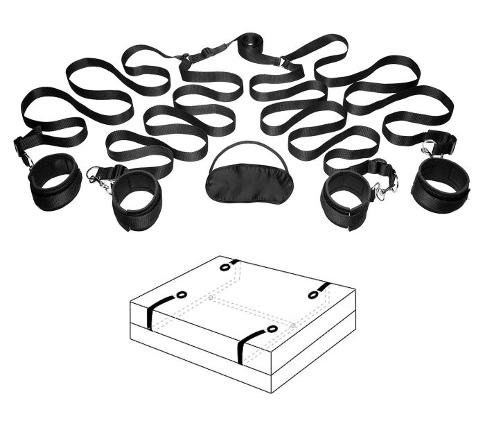 Kit desmontable de amarre bondage para la cama Frisky - Imagen 5