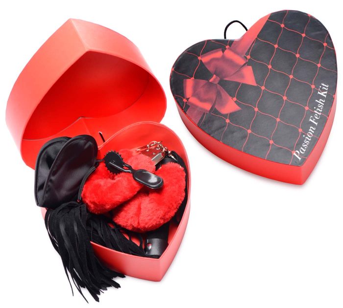 Cajita de regalo con accesorios esenciales soft bondage Frisky Passion Fetish - Imagen 2