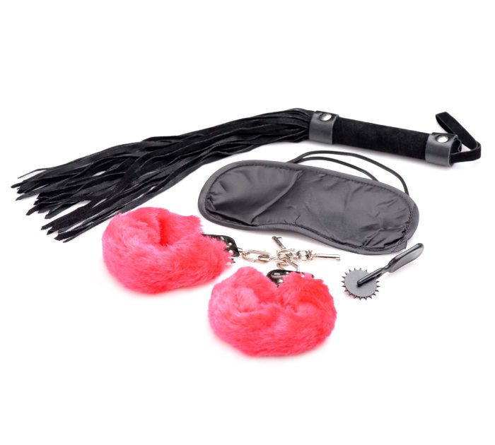 Cajita de regalo con accesorios esenciales soft bondage Frisky Passion Fetish