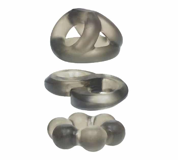 Set de 3 anillos erectores smoke IconBrands