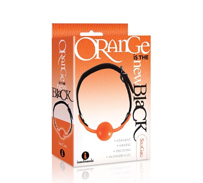 Mordaza de bola bondage de silicona Siligag OITNB de IconBrands - Imagen 2