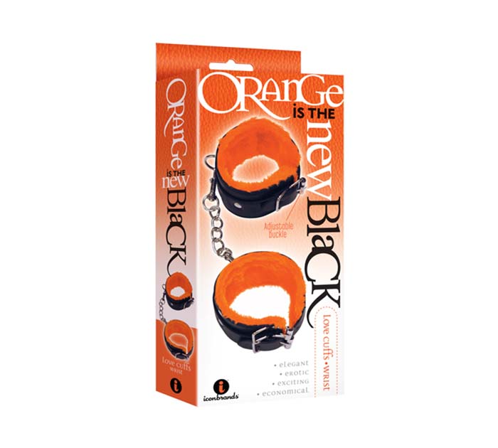 Esposas suaves de cuerina y felpa interior IconBrands Love Cuff - Imagen 2