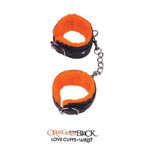 Esposas suaves de cuerina y felpa interior IconBrands Love Cuff