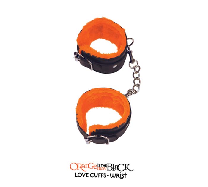 Esposas suaves de cuerina y felpa interior IconBrands Love Cuff