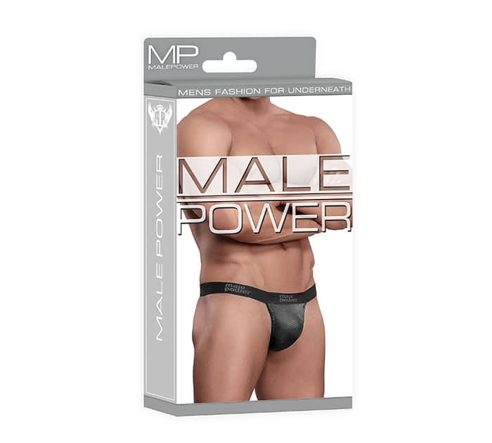 Micro tanga masculina ajustada Black Cobra - Imagen 3