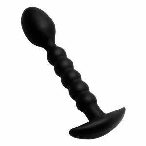 Plug anal acanalado de silicona