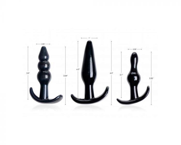 Set de tres Plugs Anales para principiantes - Imagen 2