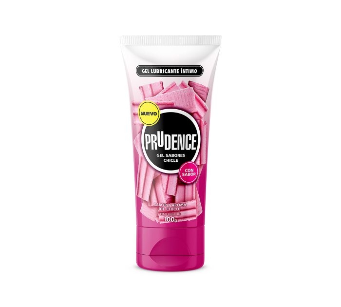 Lubricante intimo con sabor Chicle Prudence 100 grs