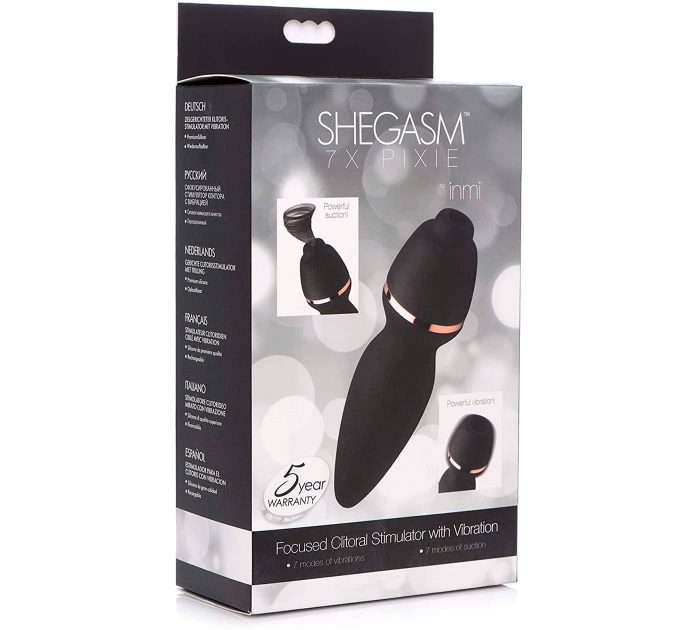 Mini succionador y estimulador de clítoris 7x Pixie Shegasm - Imagen 3