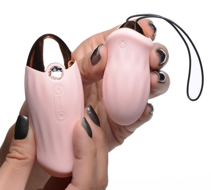 Estimulador, succionador y huevo vibrador a control remoto Tandem Teaser Shegasm