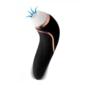 Estimulador microsuccionador de clítoris y vibrador Shegasm Deluxe