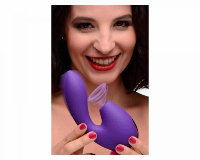 Estimulador con microsucción clítoris y vibración punto G Elevate Shegasm - Imagen 2
