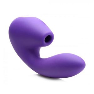 Estimulador con microsucción clítoris y vibración punto G Elevate Shegasm