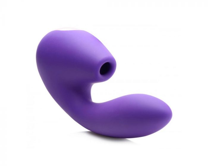 Estimulador con microsucción clítoris y vibración punto G Elevate Shegasm