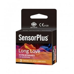 Preservativo con Retardante Long Love 3x SensorPlus