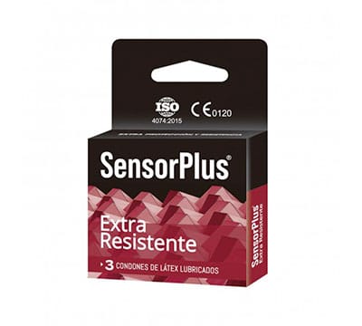 Preservativo extra resistente x3 SensorPlus