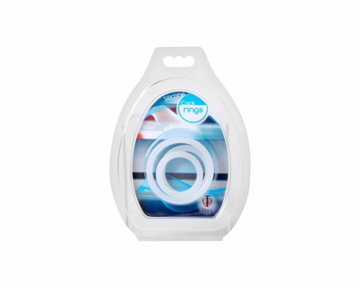 Set de 3 anillos de silicona Blancos Trinity 4 Men - Imagen 2