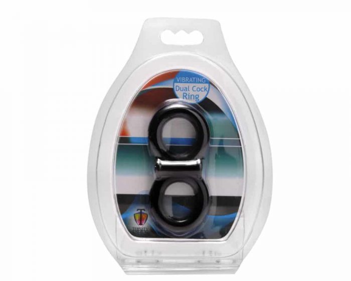 Anillo vibrador doble, negro Trinity Vibes - Imagen 3
