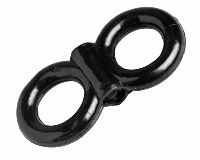 Anillo vibrador doble, negro Trinity Vibes